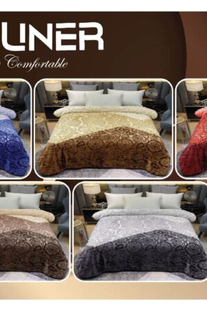 Fortuner Double Bed 2-Ply Embossed Blanket