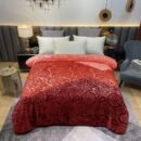 ATC Beddings Fortuner Maroon Luxury Embossed Blanket