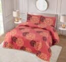 Grey floral flannel blanket by ATC Beddings for luxurious winter comfort
