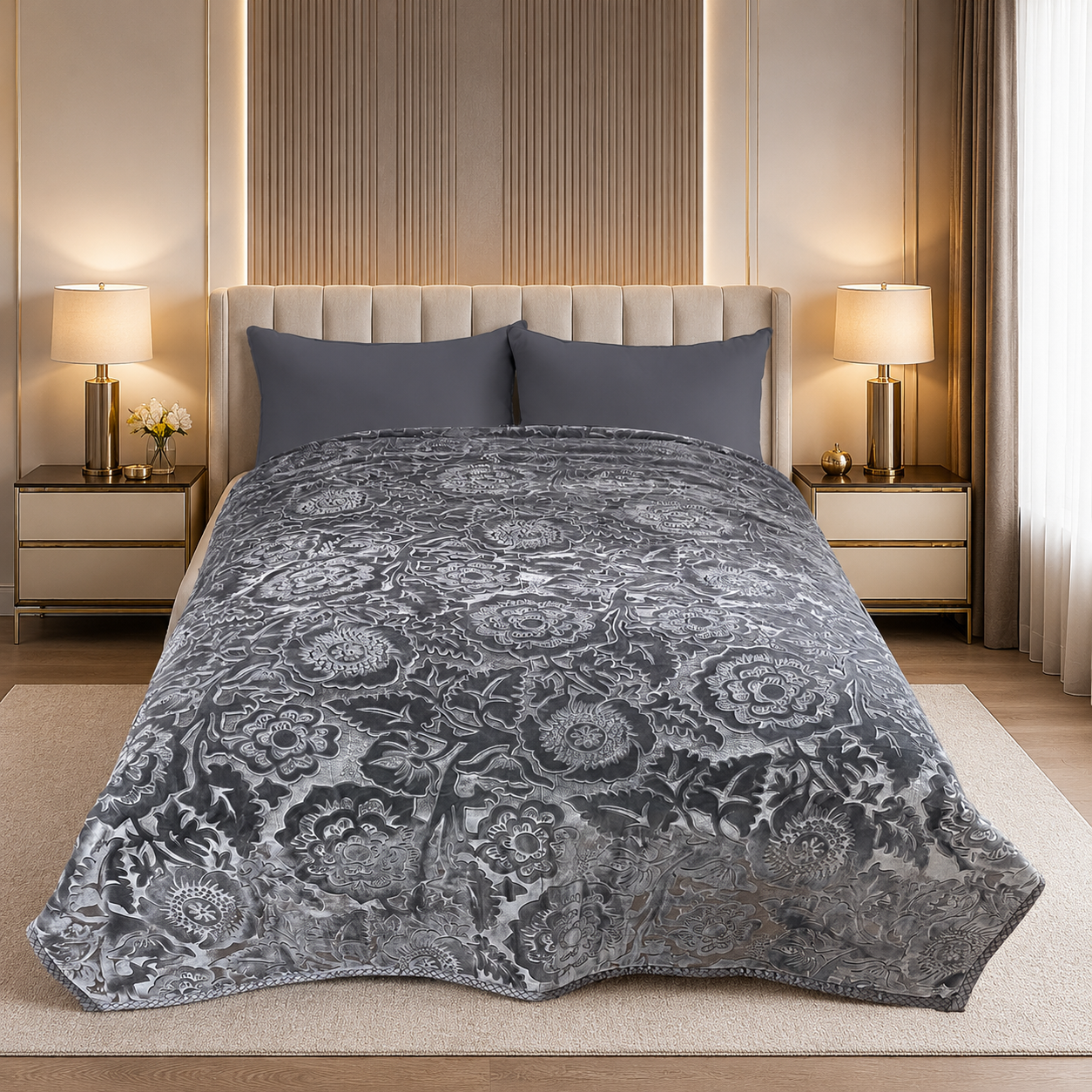 ATC Red Rose Double Bed Blanket in Pakistan - Image 7