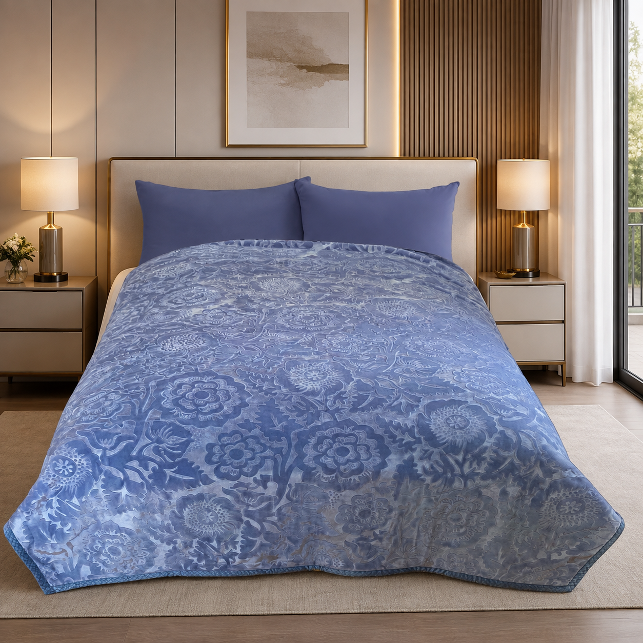 ATC Red Rose Double Bed Blanket in Pakistan - Image 6